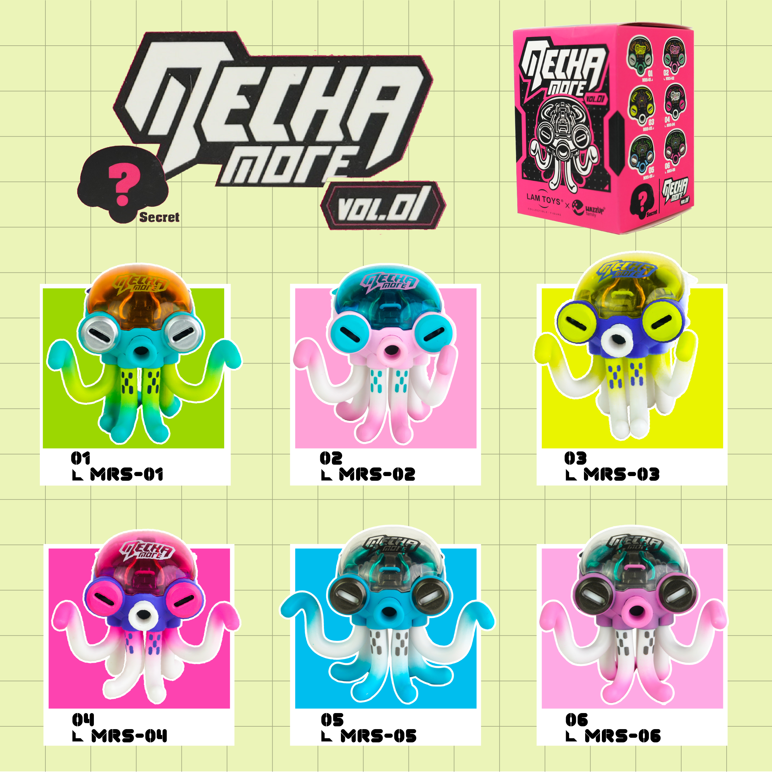 LAMTOYS mechamore Wazzupコラボ カラフル インテリア